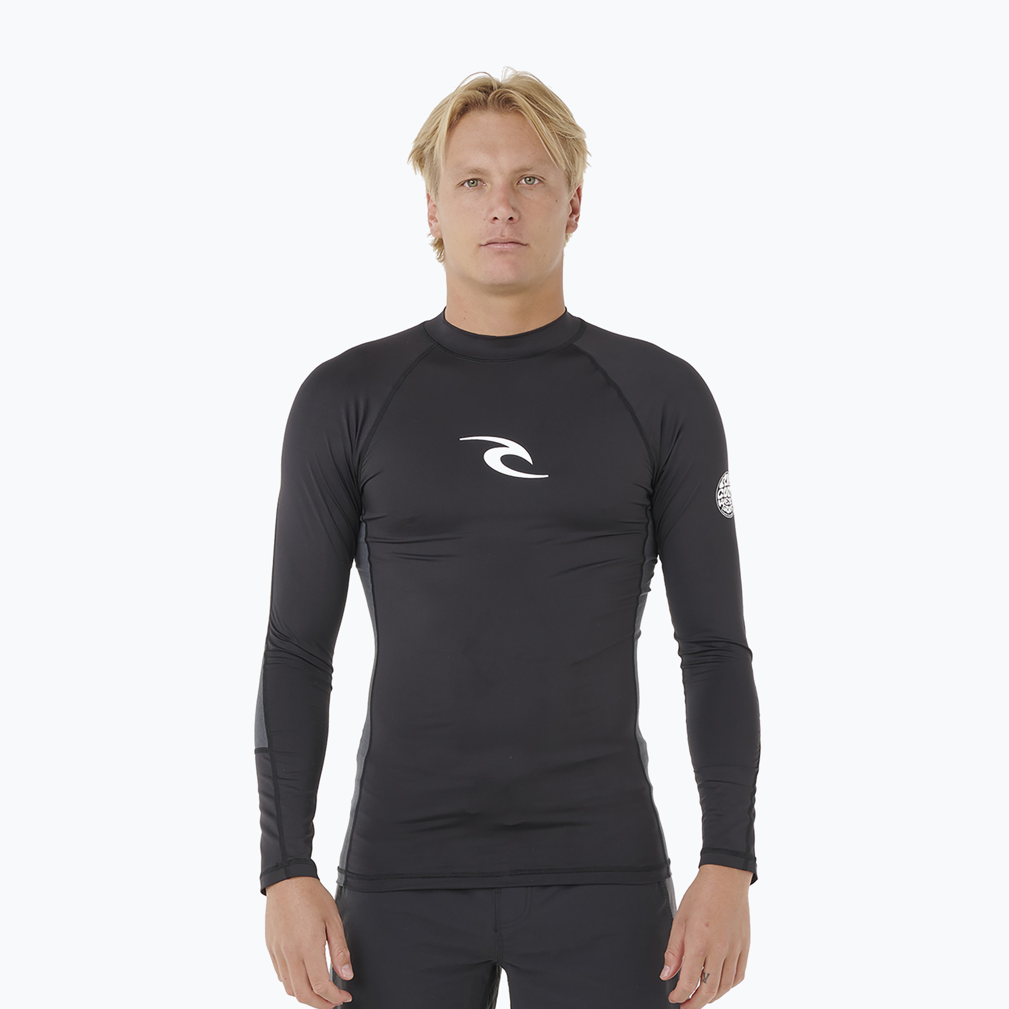 Longsleeve do pływania męski Rip Curl Waves Upf Perf black 