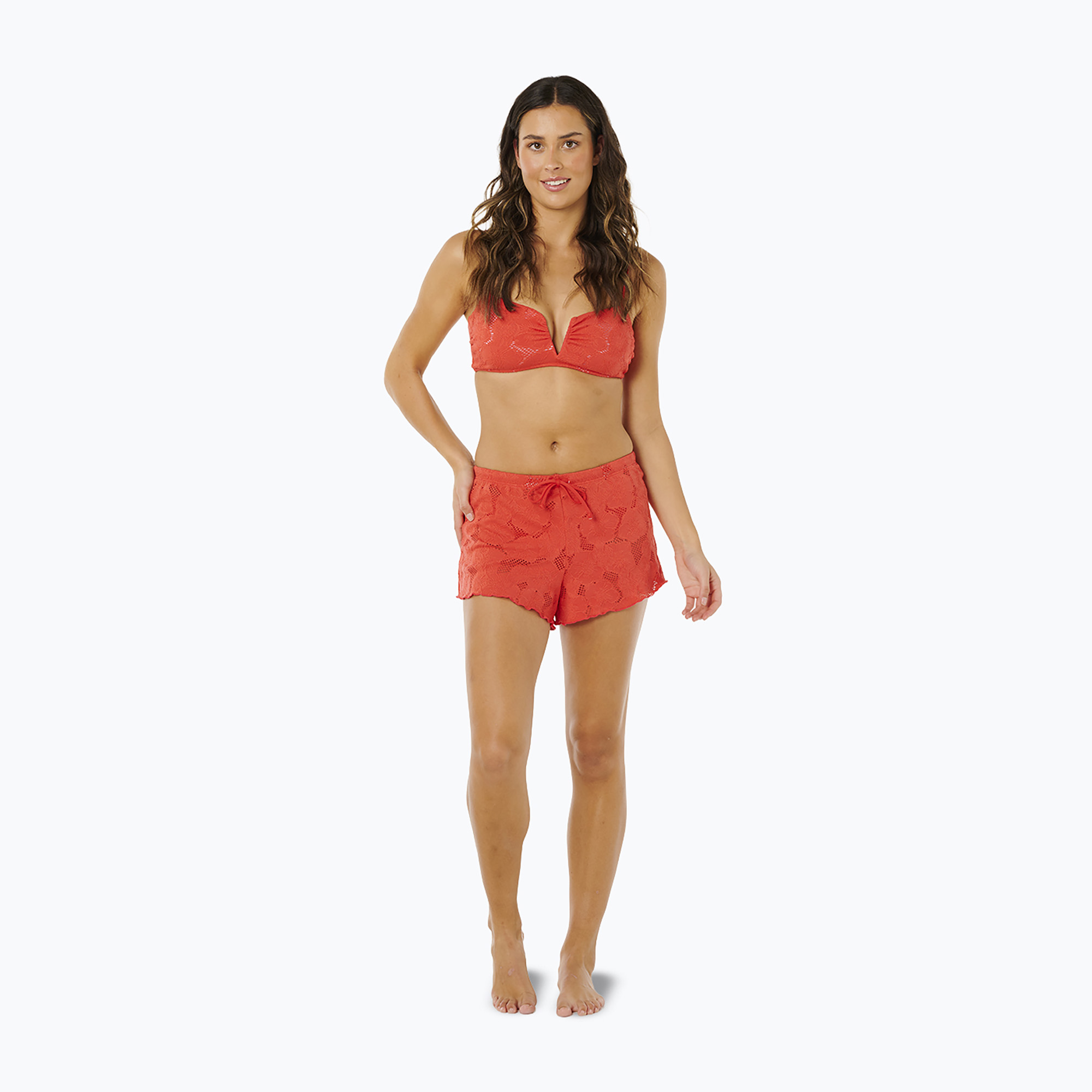 Szorty kąpielowe damskie Rip Curl Oasis Swim Short deep red