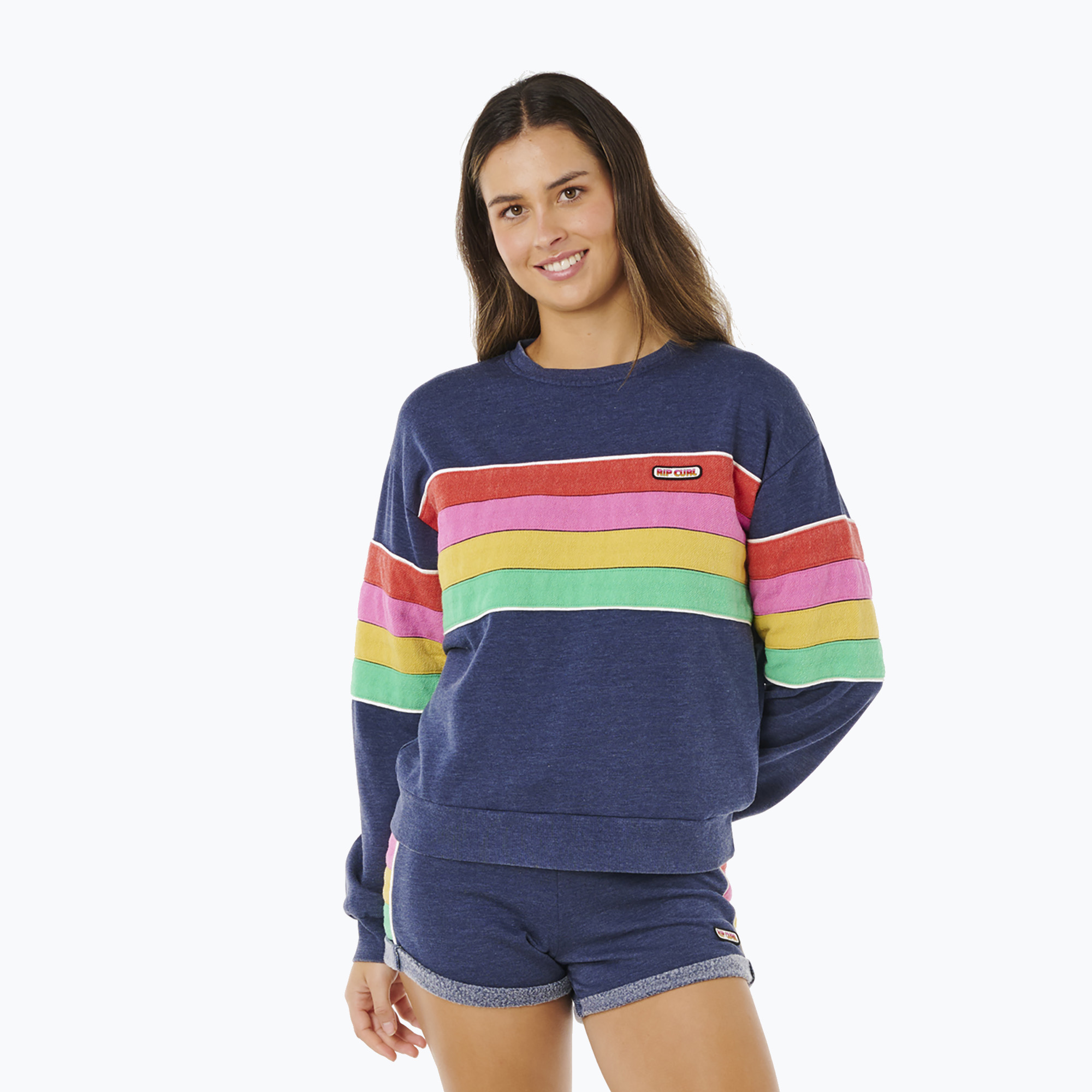 Дамски суитшърт Rip Curl Surf Revival Relaxed Crew dark navy