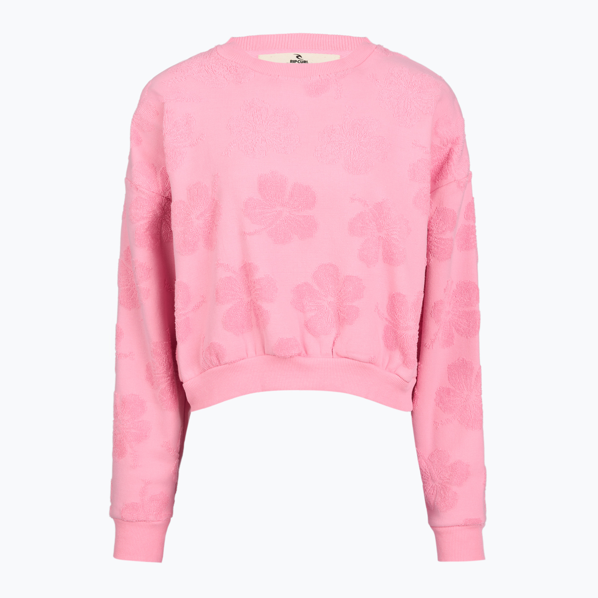 Bluza damska Rip Curl Paradise Terry Crew pink 