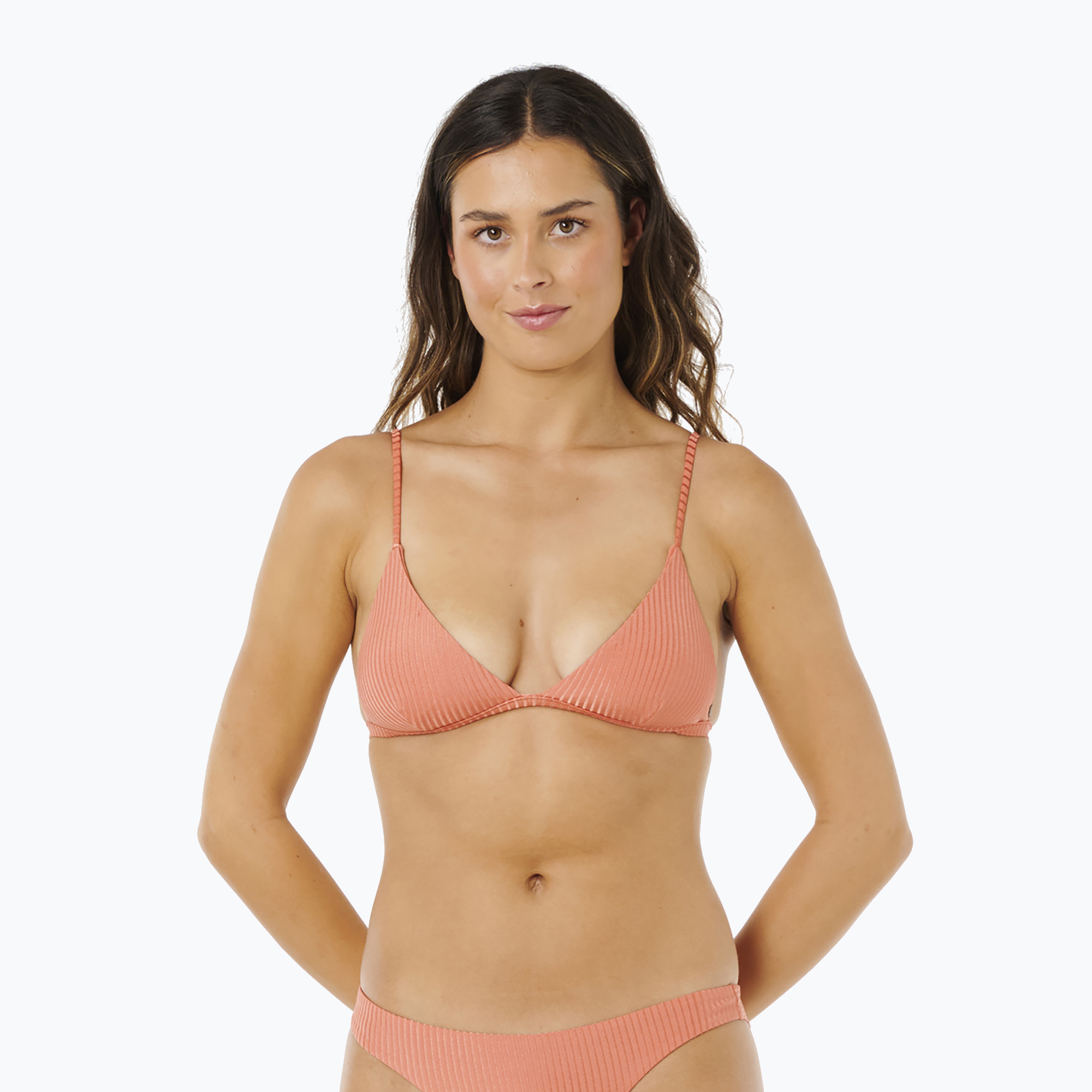 Горнище от бански костюм Rip Curl Luxe Surf Fixed Tri red