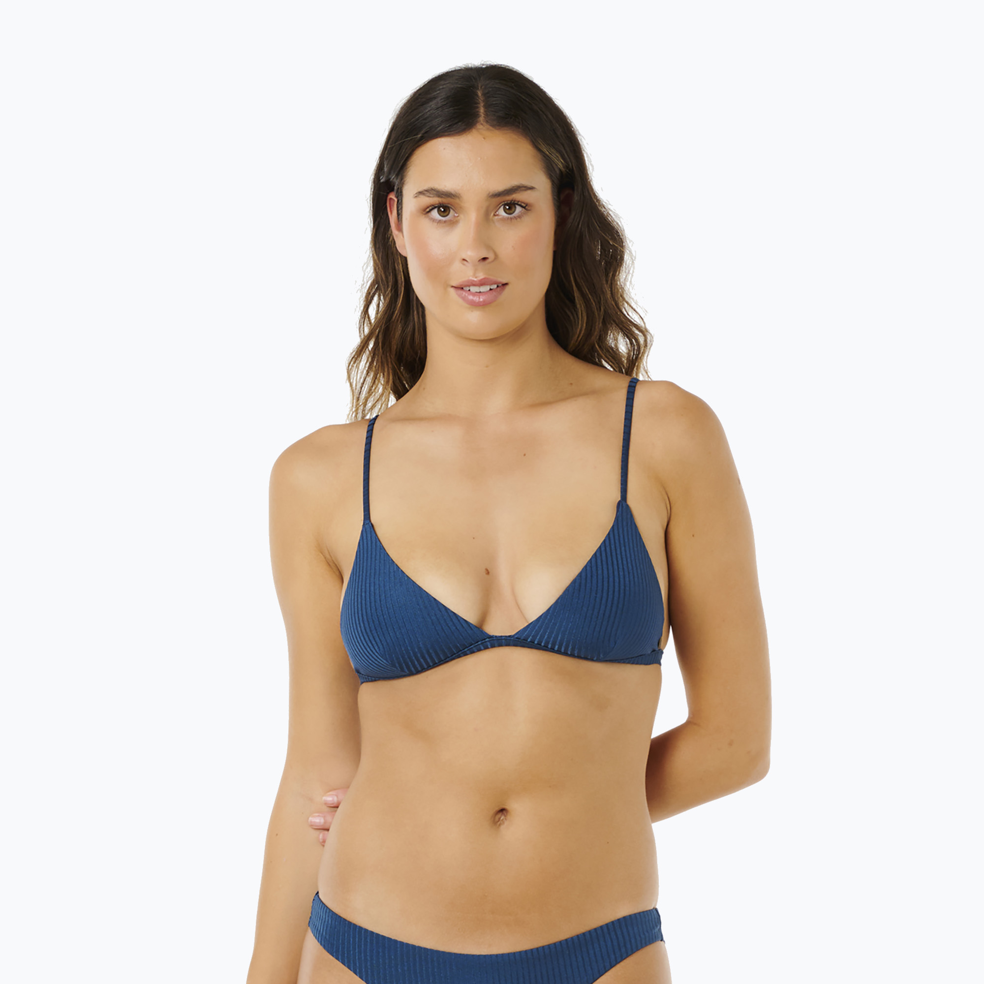 Горнище от бански костюм Rip Curl Luxe Surf Fixed Tri dark navy