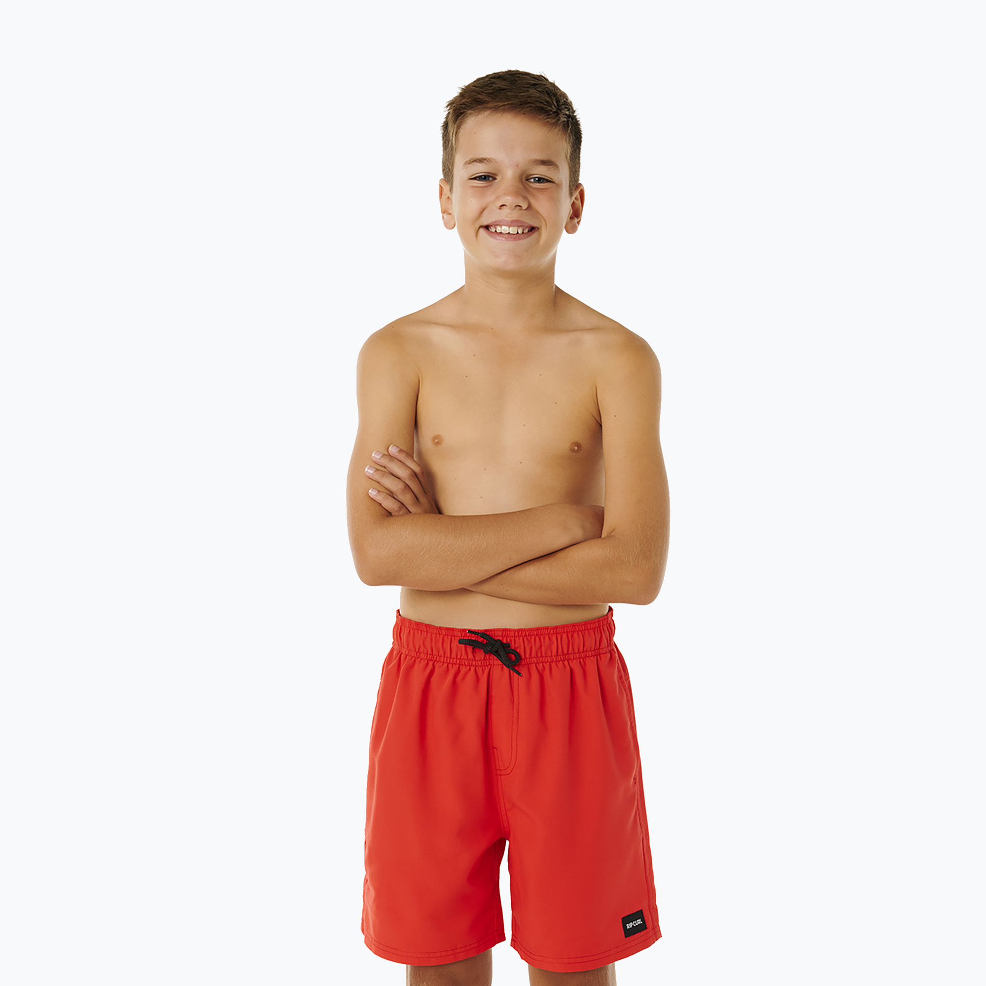Детски плажни шорти Rip Curl Offset Volley red