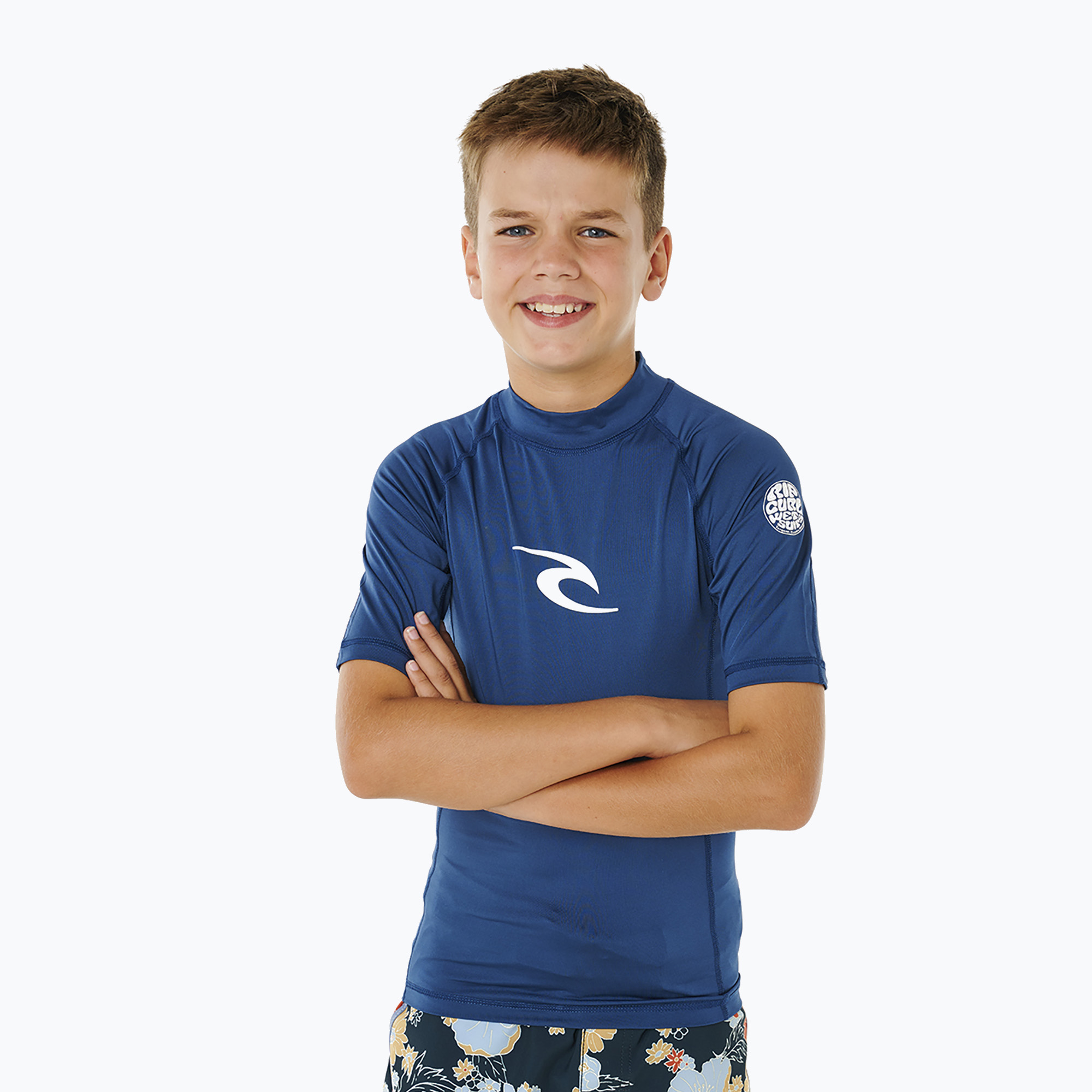 Detské plavecké tričko Rip Curl Waves Upf light navy