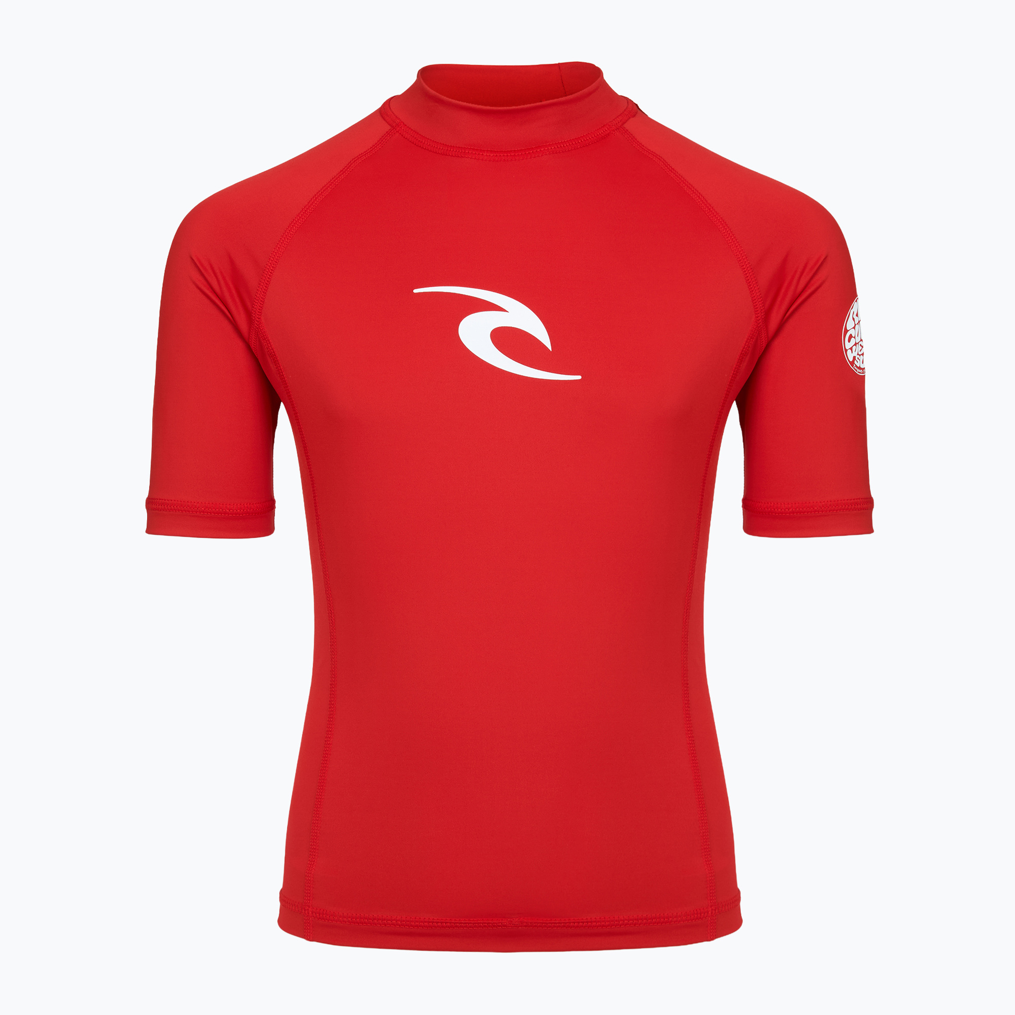 Детска тениска за плуване Rip Curl Waves Upf lava red