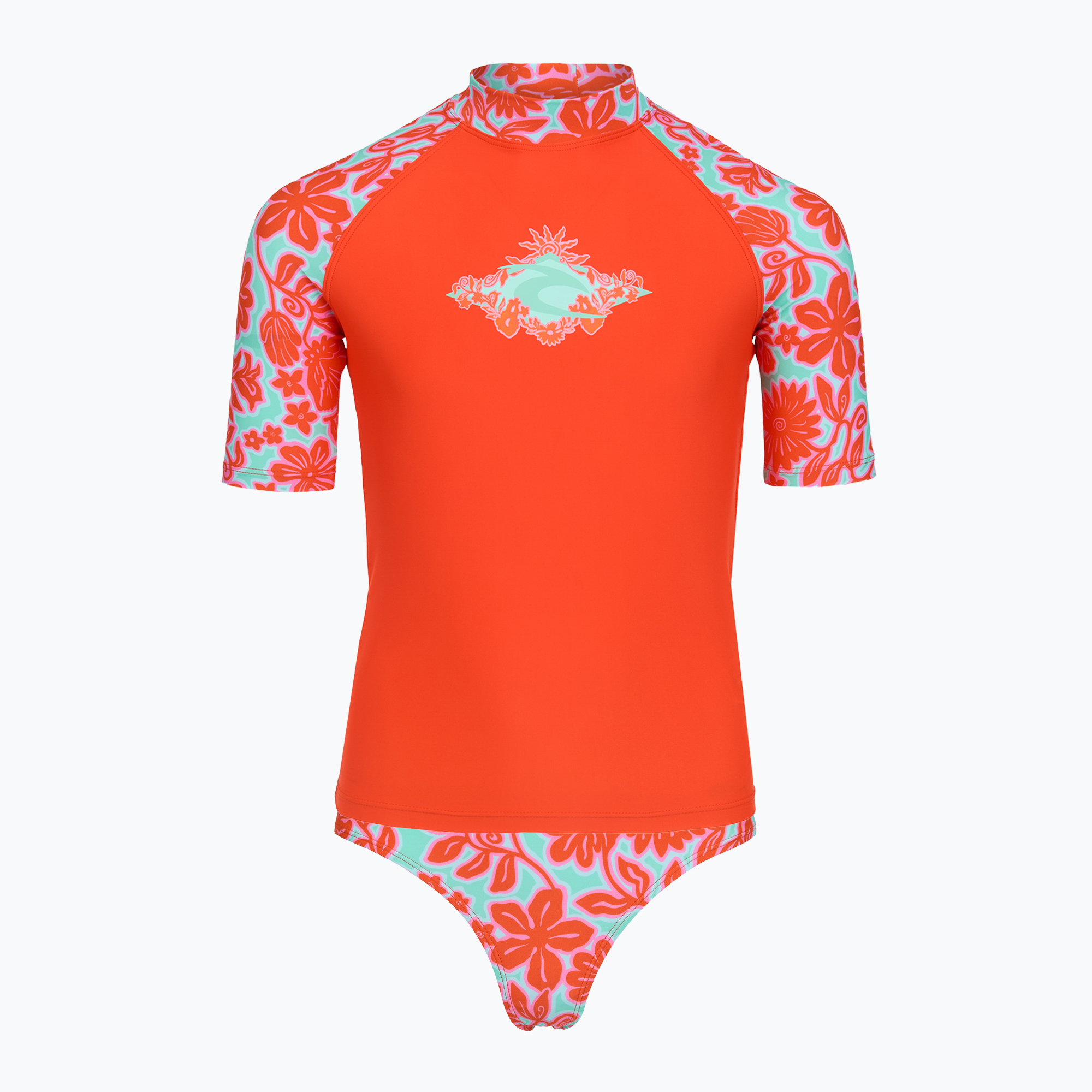 Kinder-Badeanzug zweiteilig Rip Curl Sunshine Squad 3P Set bright red