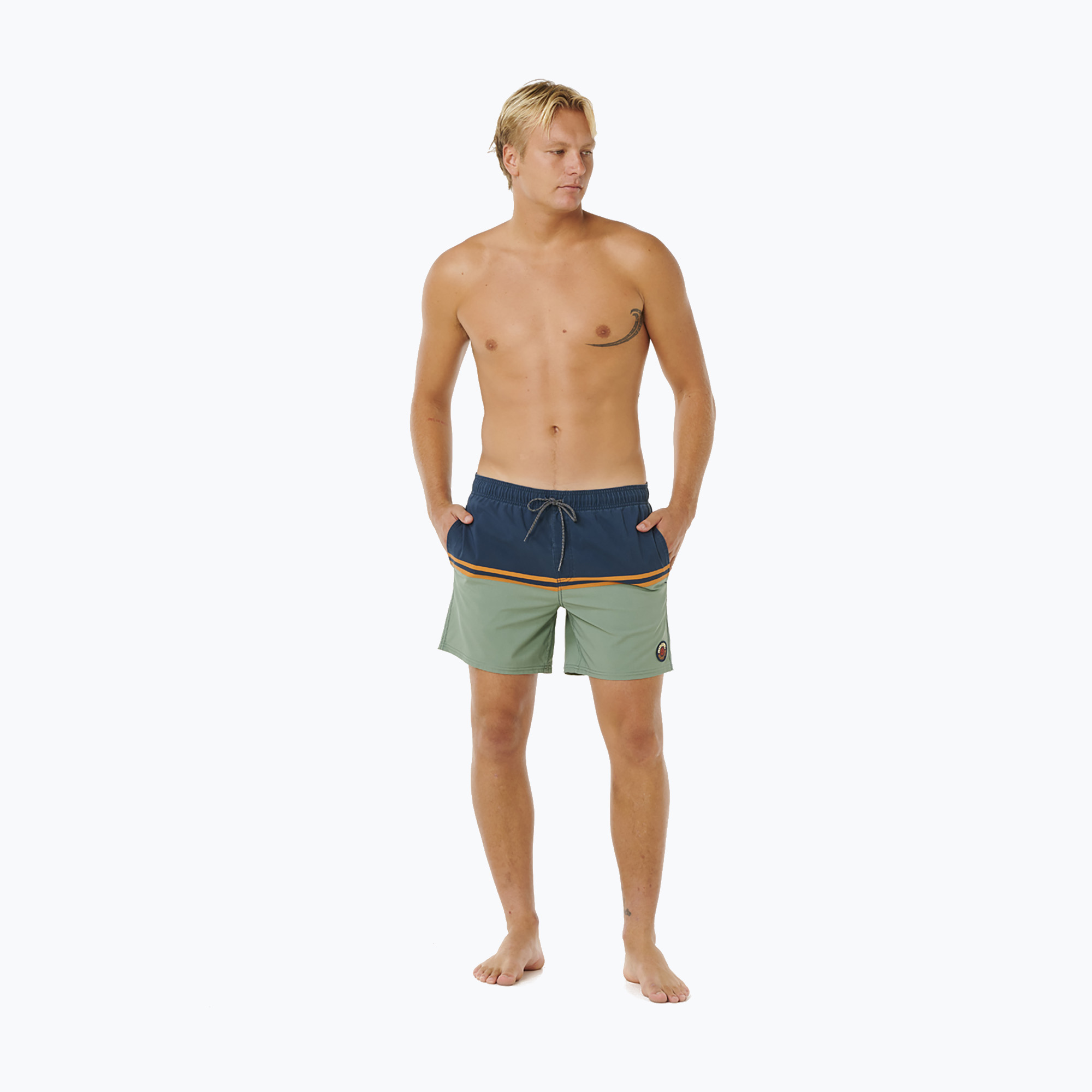 Szorty kąpielowe męskie Rip Curl Combine Volley moss 