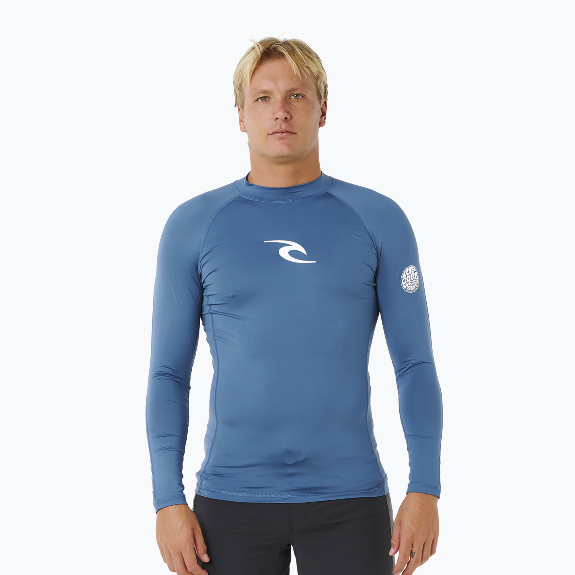 Longsleeve do pływania męski Rip Curl Waves Upf Perf bluefin 