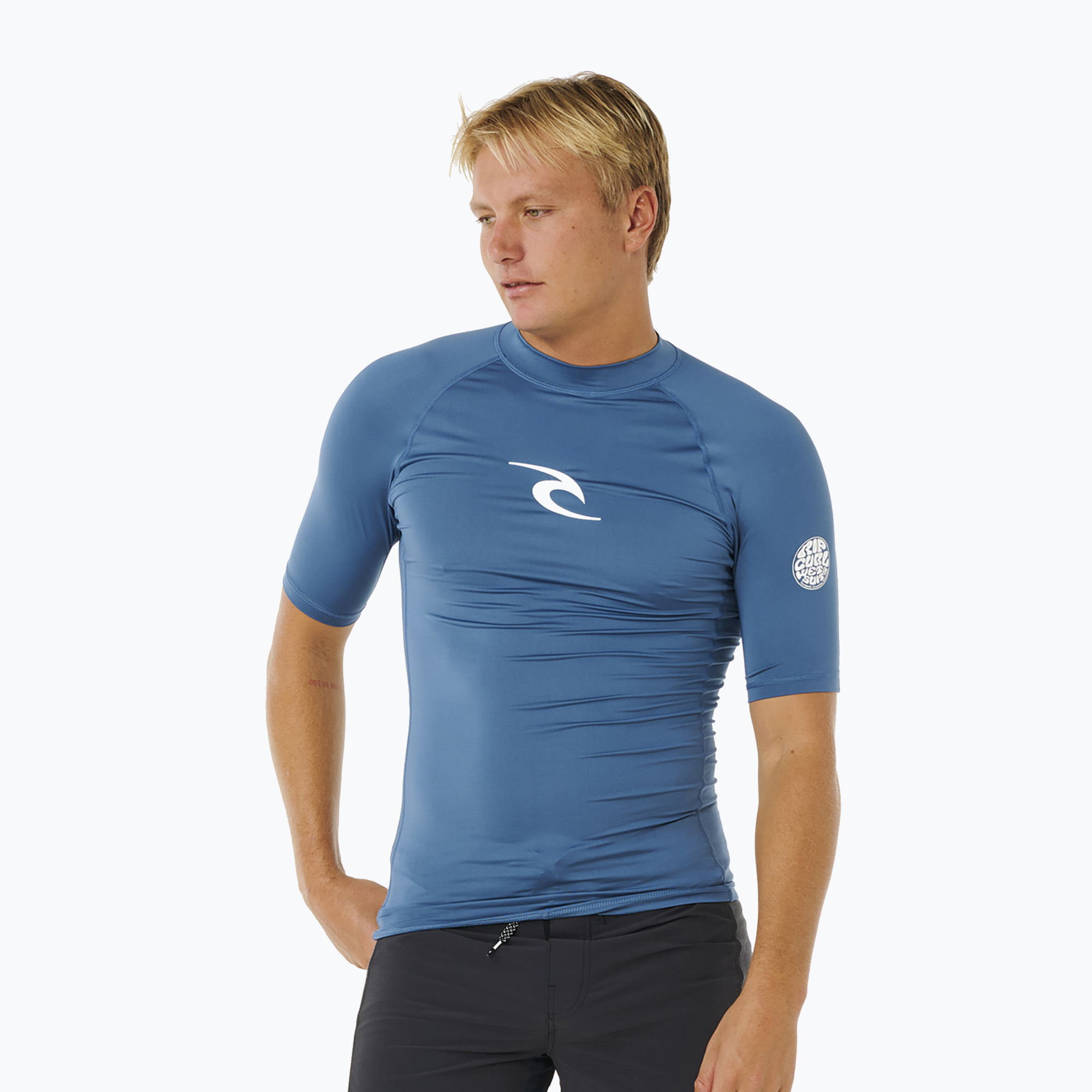 Koszulka do pływania męska Rip Curl Waves Upf Perf bluefin