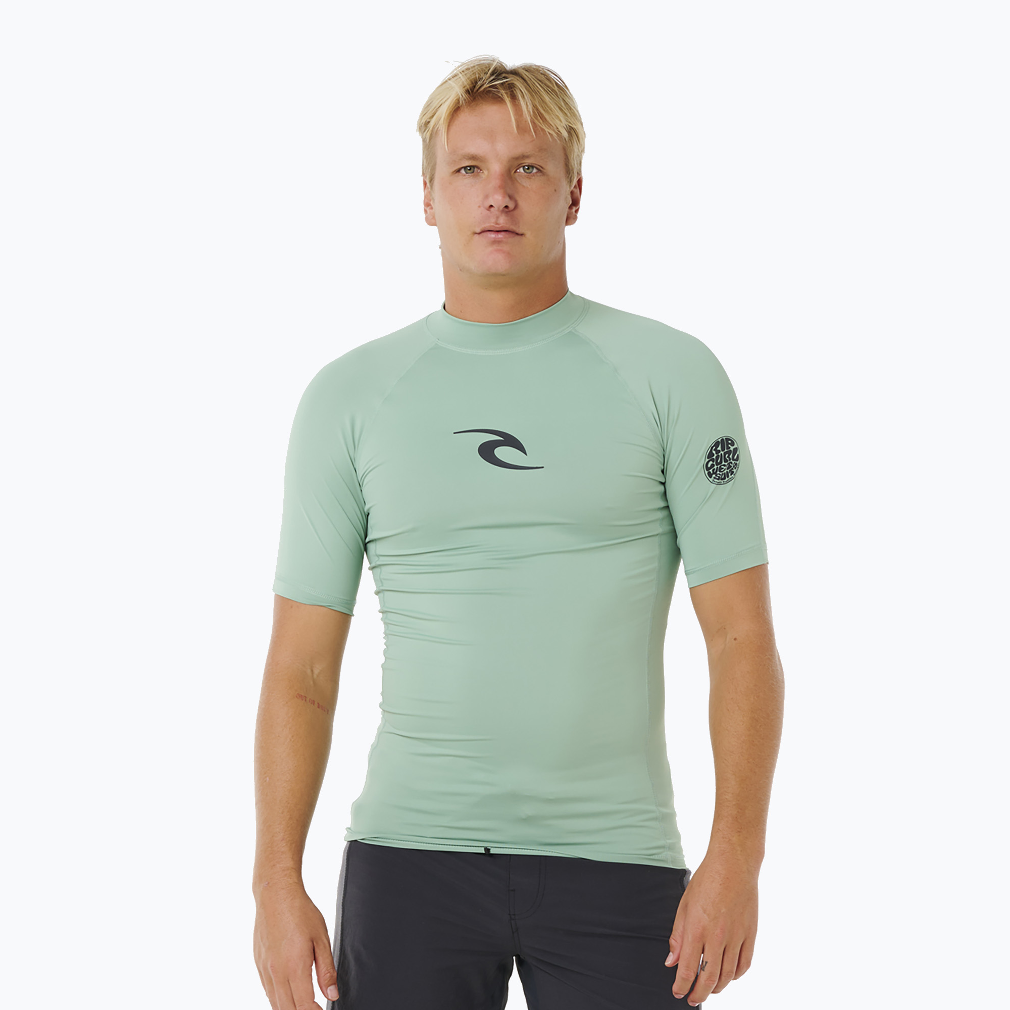 Koszulka do pływania męska Rip Curl Waves Upf Perf aloe 