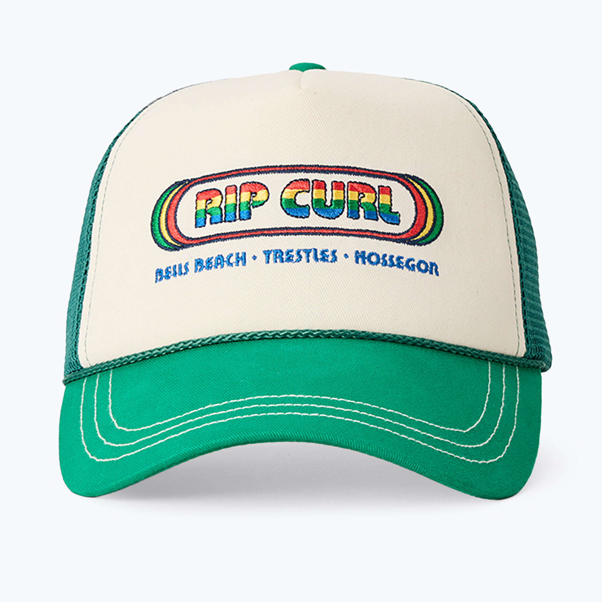 Дамска шапка с козирка Rip Curl Mixed Revival Trucker green