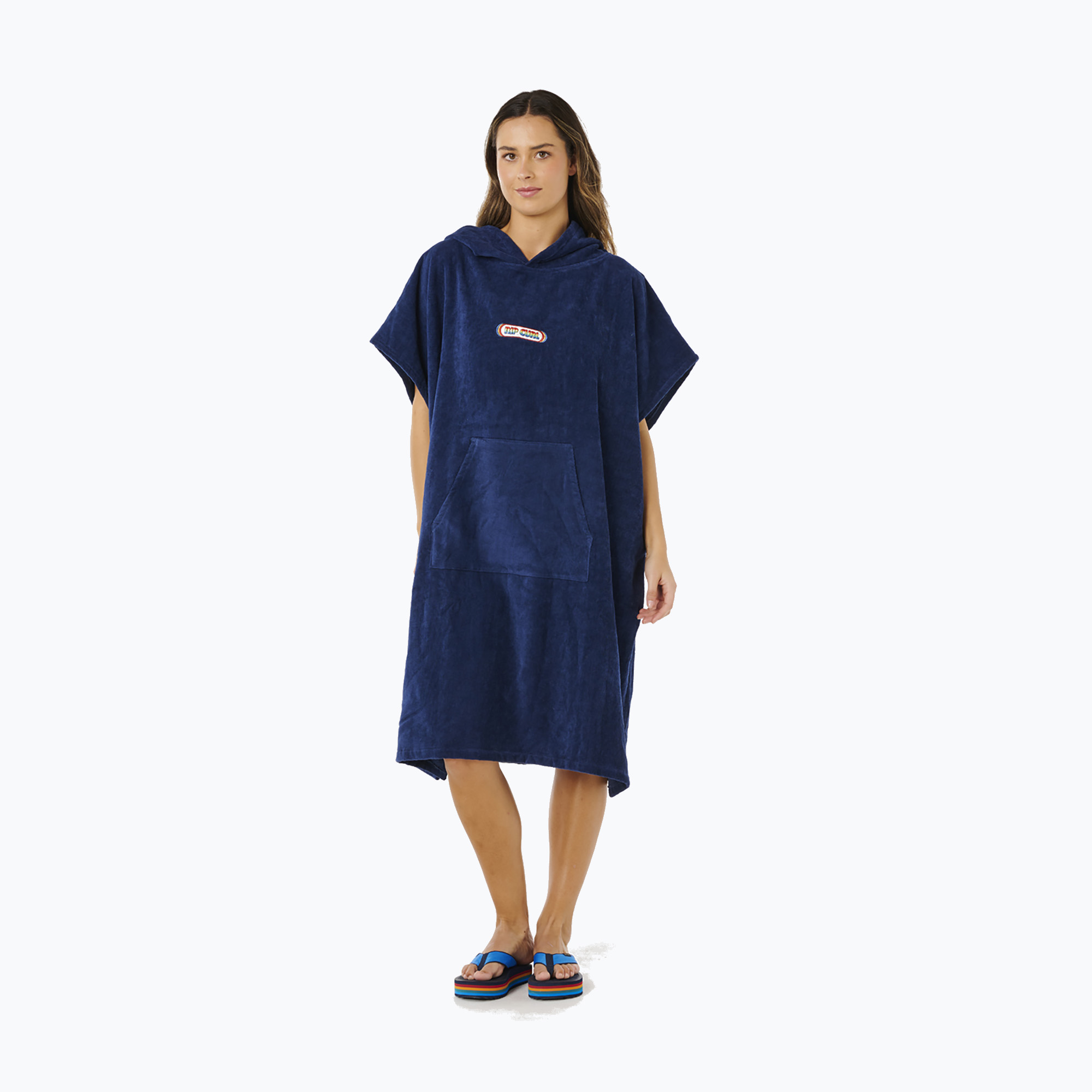 Дамско пончо Rip Curl Icon Hooded Towel dark navy