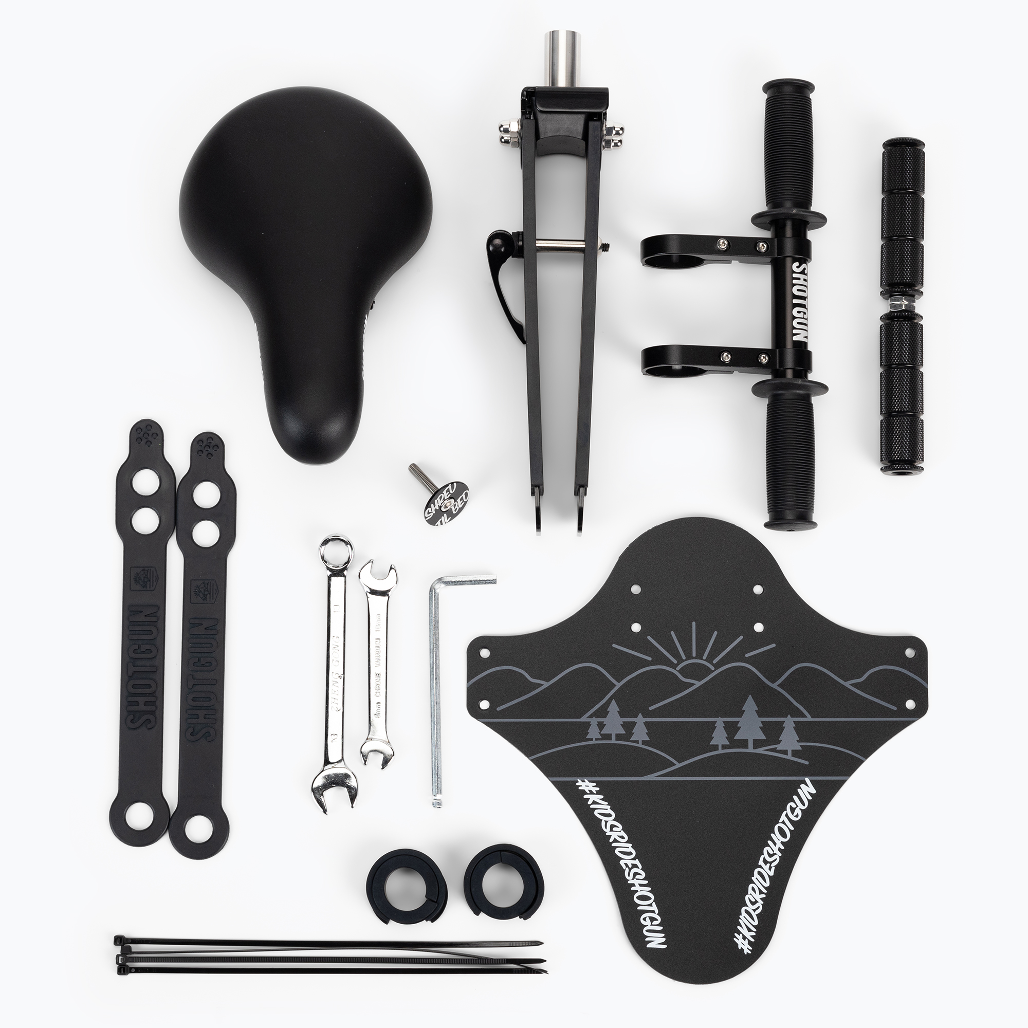 SHOTGUN Детско велосипедно комбо седло   кормило SG-03