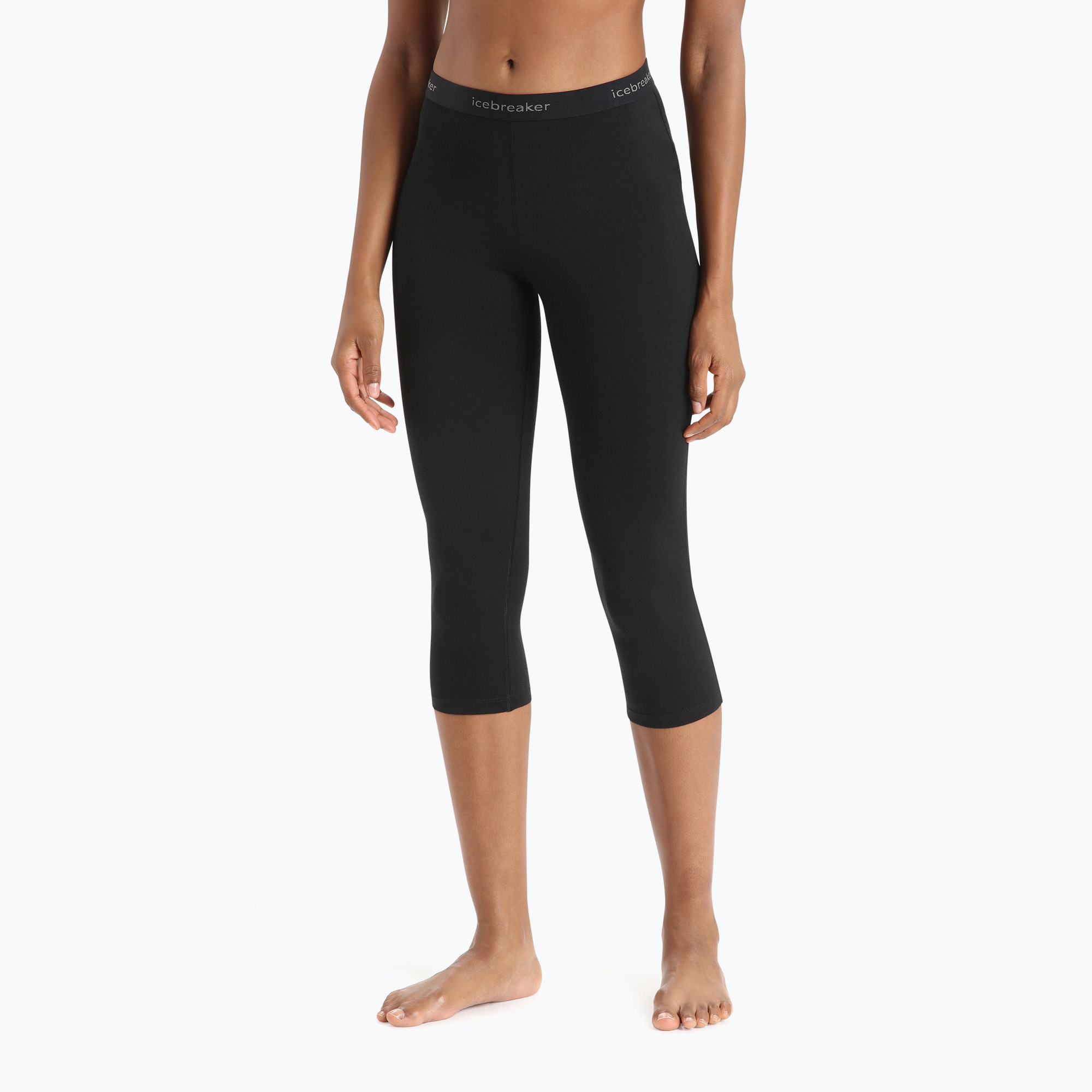 Pantaloni termici pentru femei icebreaker 200 Oasis Legless negru 104382