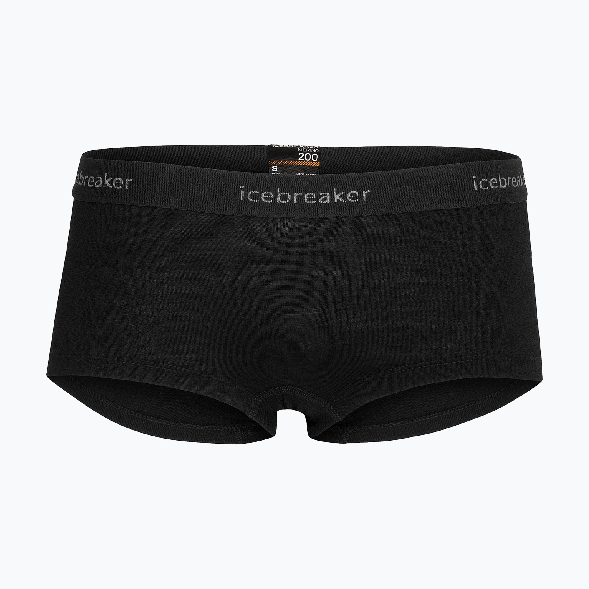 Boxeri termoactivi pentru femei Icebreaker Merino 200 Oasis Boy Shorts black