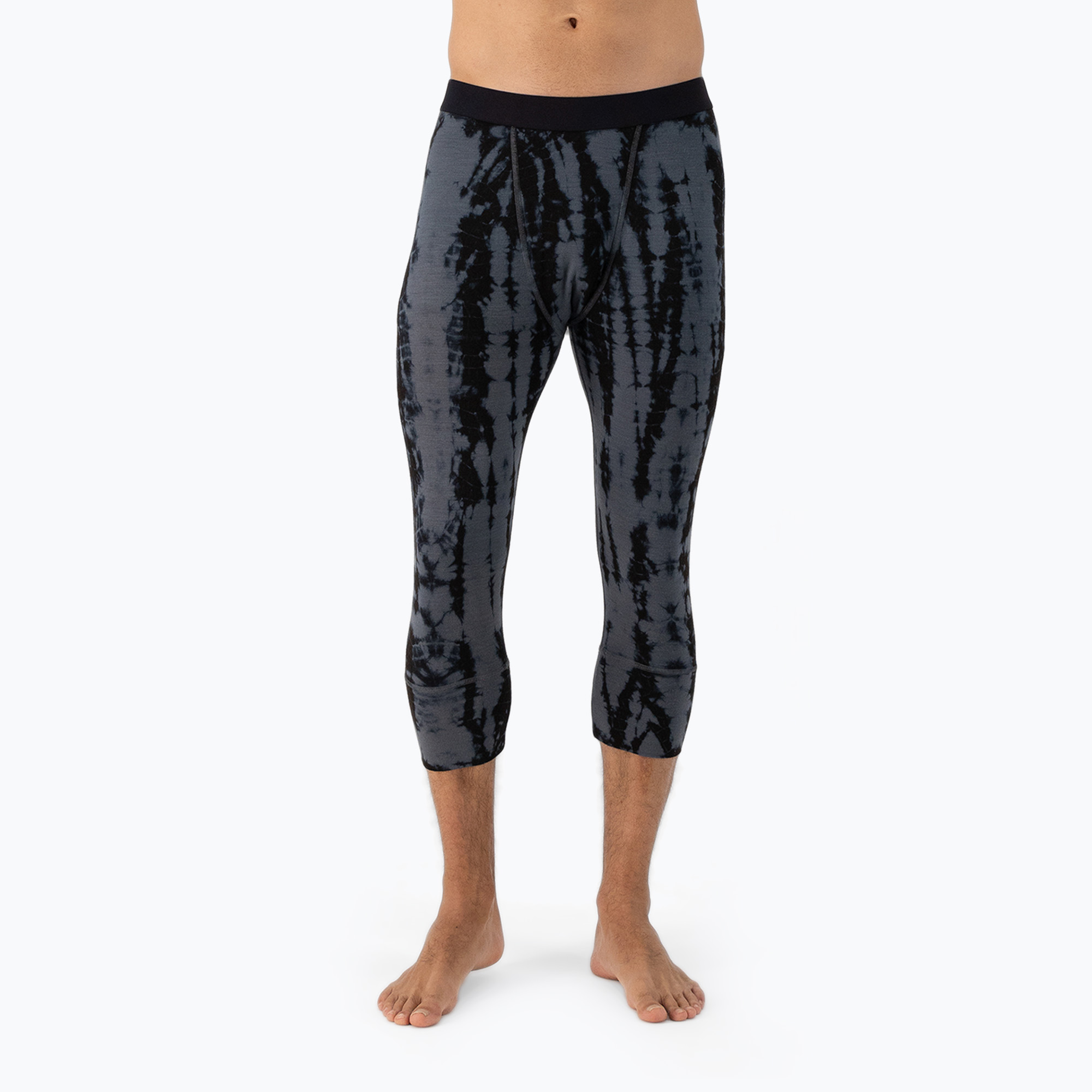 Pánske termo nohavice Mons Royale Cascade Merino Base Layer 3/4 grey tie dye (Cascade Merino Base Layer 3/4 100704-1165-809)