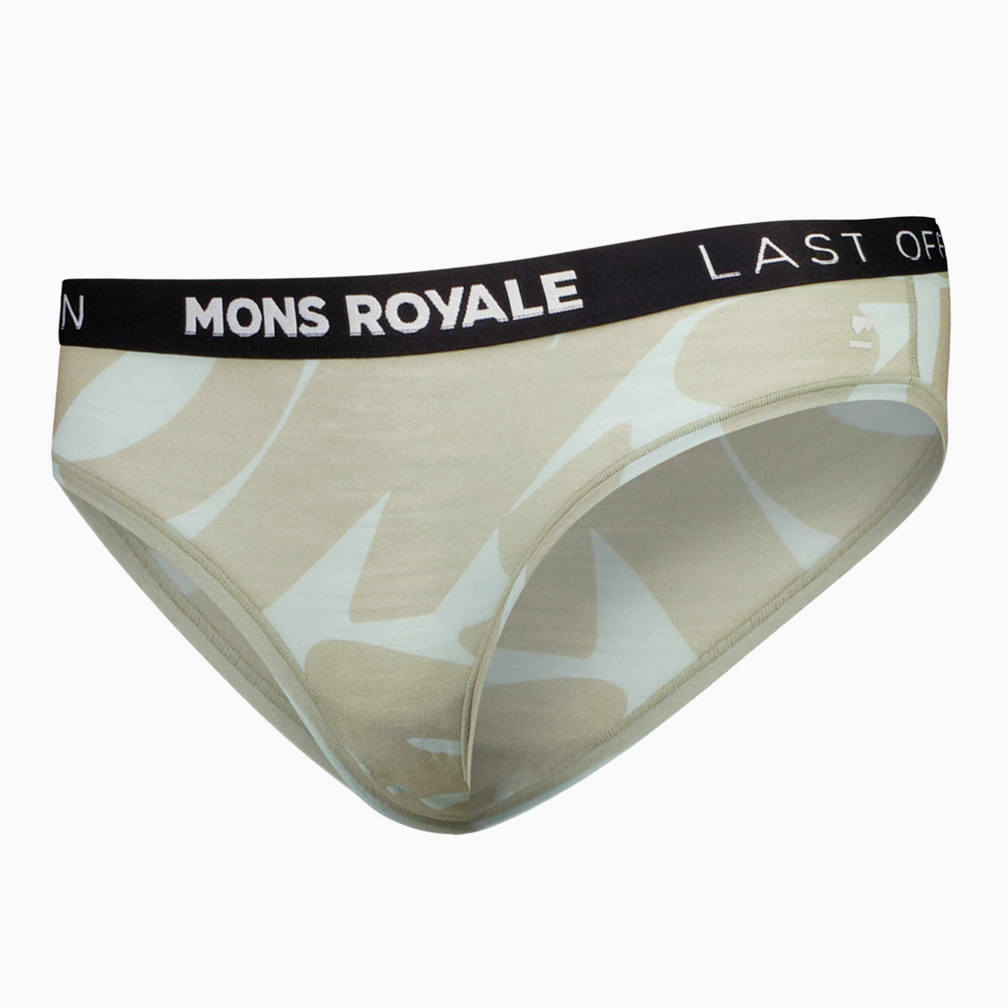 Дамски термоактивни бикини Mons Royale FOLO Brief signal lost glacier
