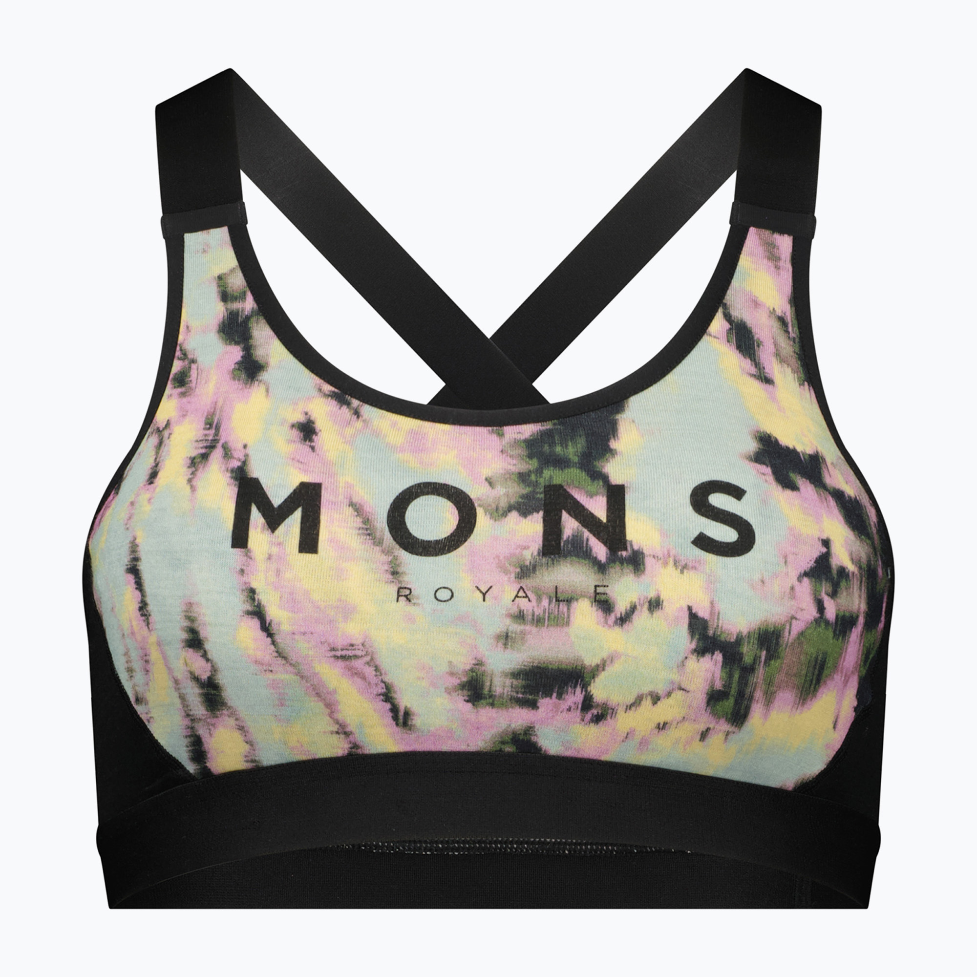 Mons Royale Stella Merino X-Back термо сутиен черен