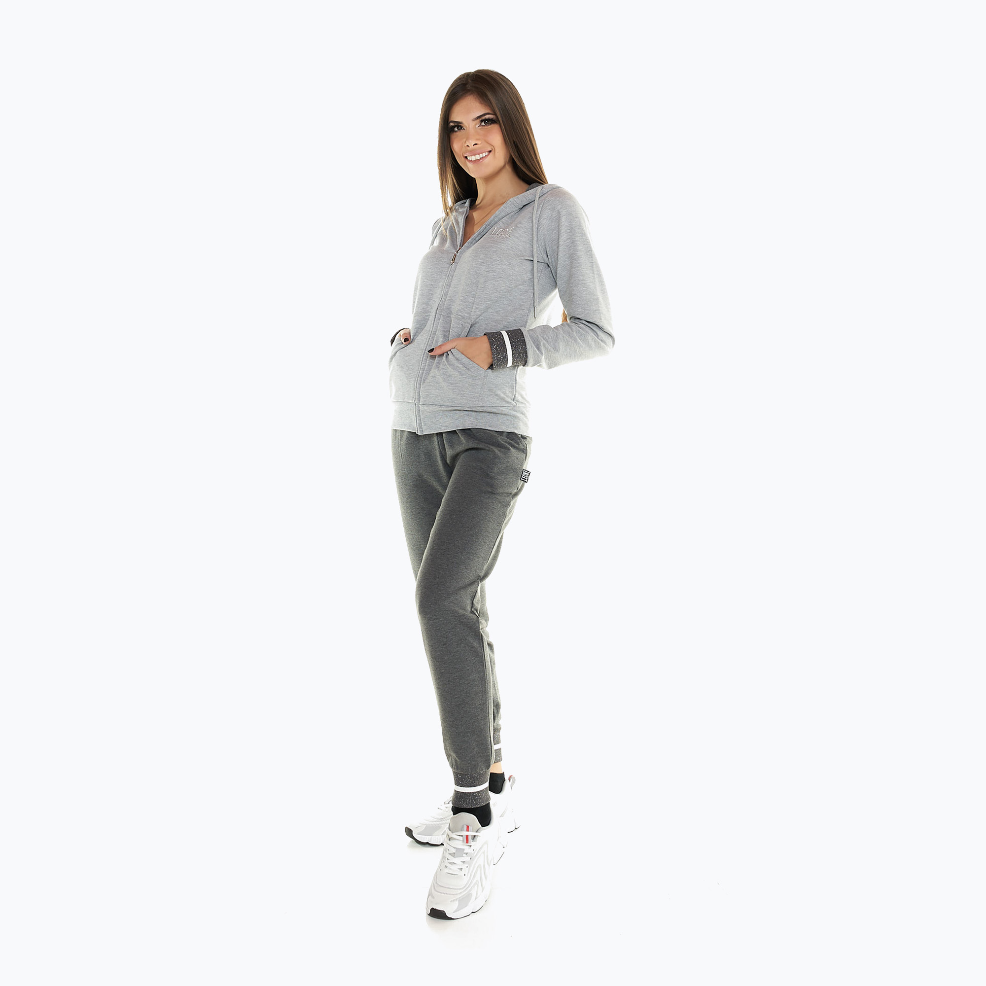 Dres damski LEONE 1947 Greyss Hoody grey/melange 