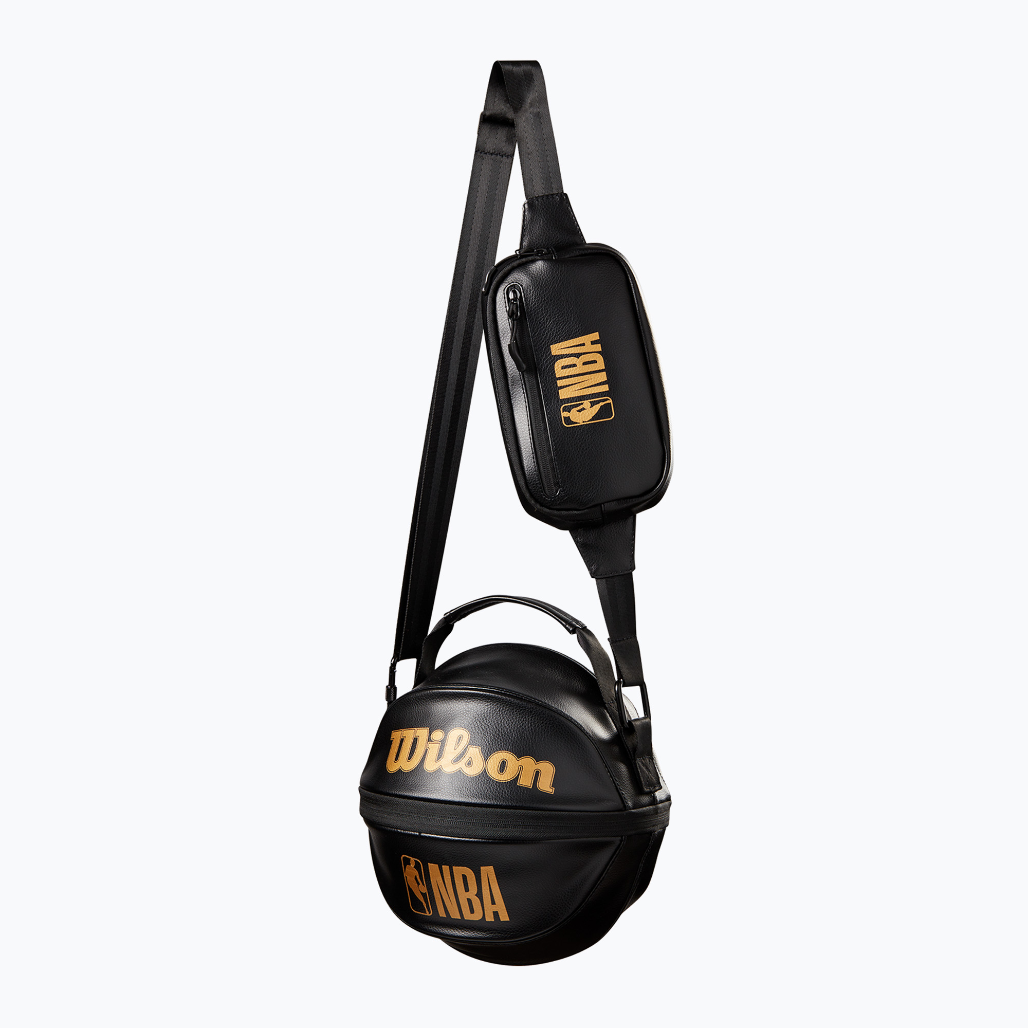 Torba na piłkę do koszykówki Wilson NBA 3 in 1 Basketball black 