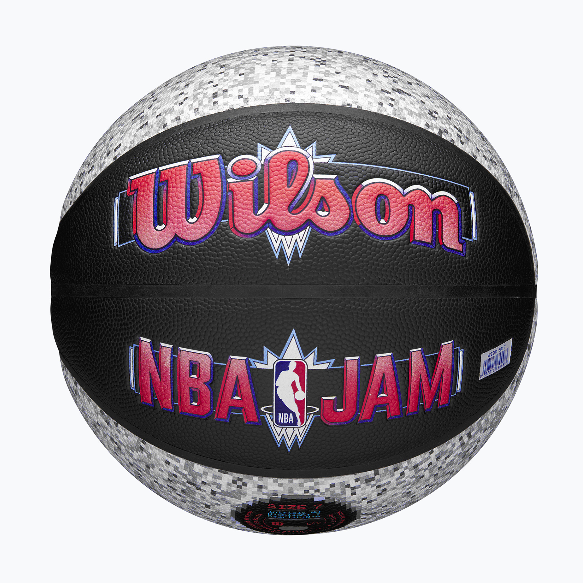 Piłka do koszykówki Wilson NBA Jam Indoor Outdoor black/grey rozmiar 7 