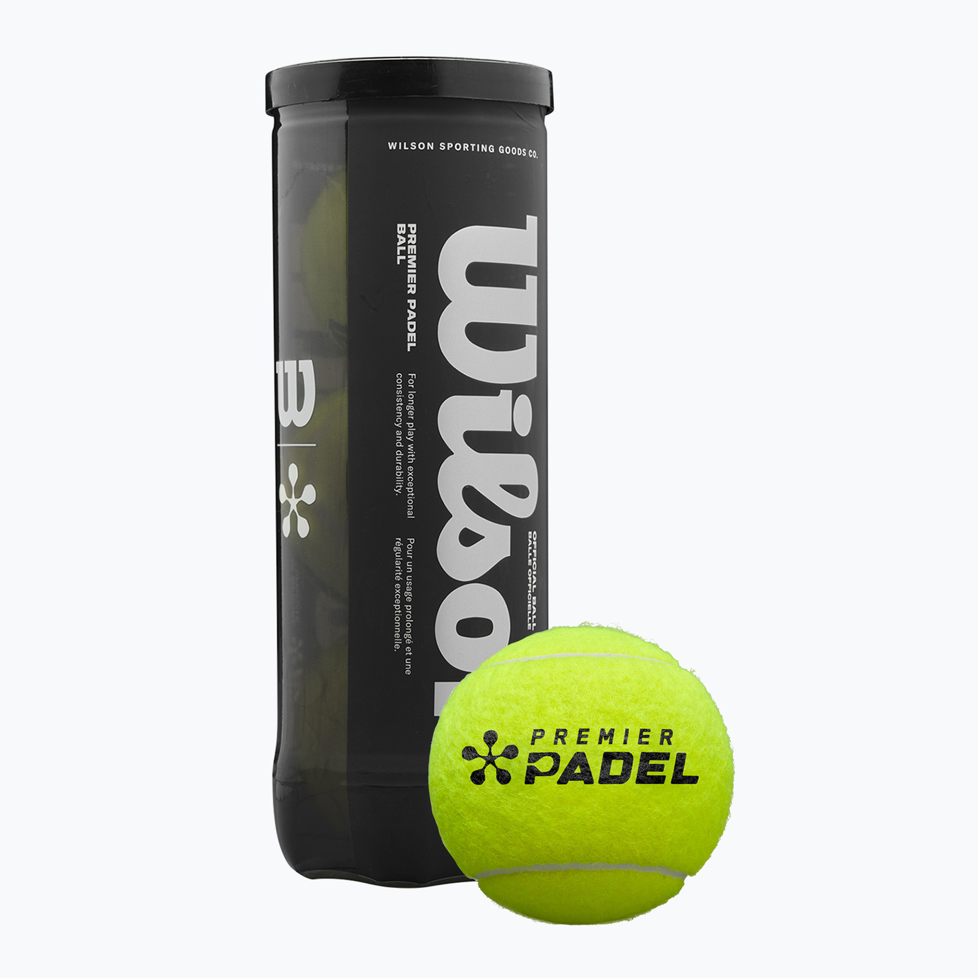 Loptičky na padel Wilson Premier Padel Balls 3 ks yellow (Premier Padel 3B WR8908401)