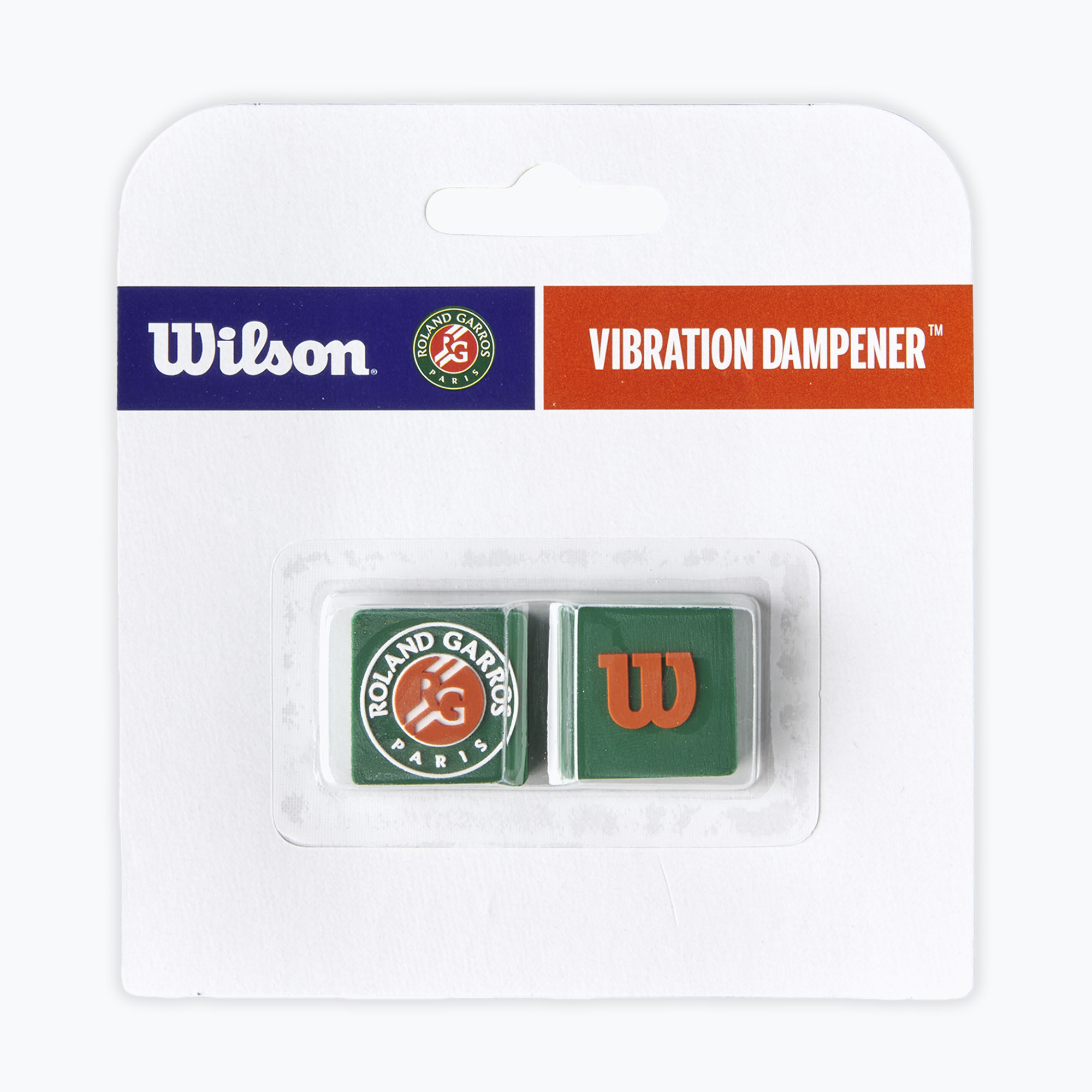 Wilson Roland Garros lengéscsillapító 2025 2 db zöld/ narancssárga (Roland Garros 2025 WR8445801001)