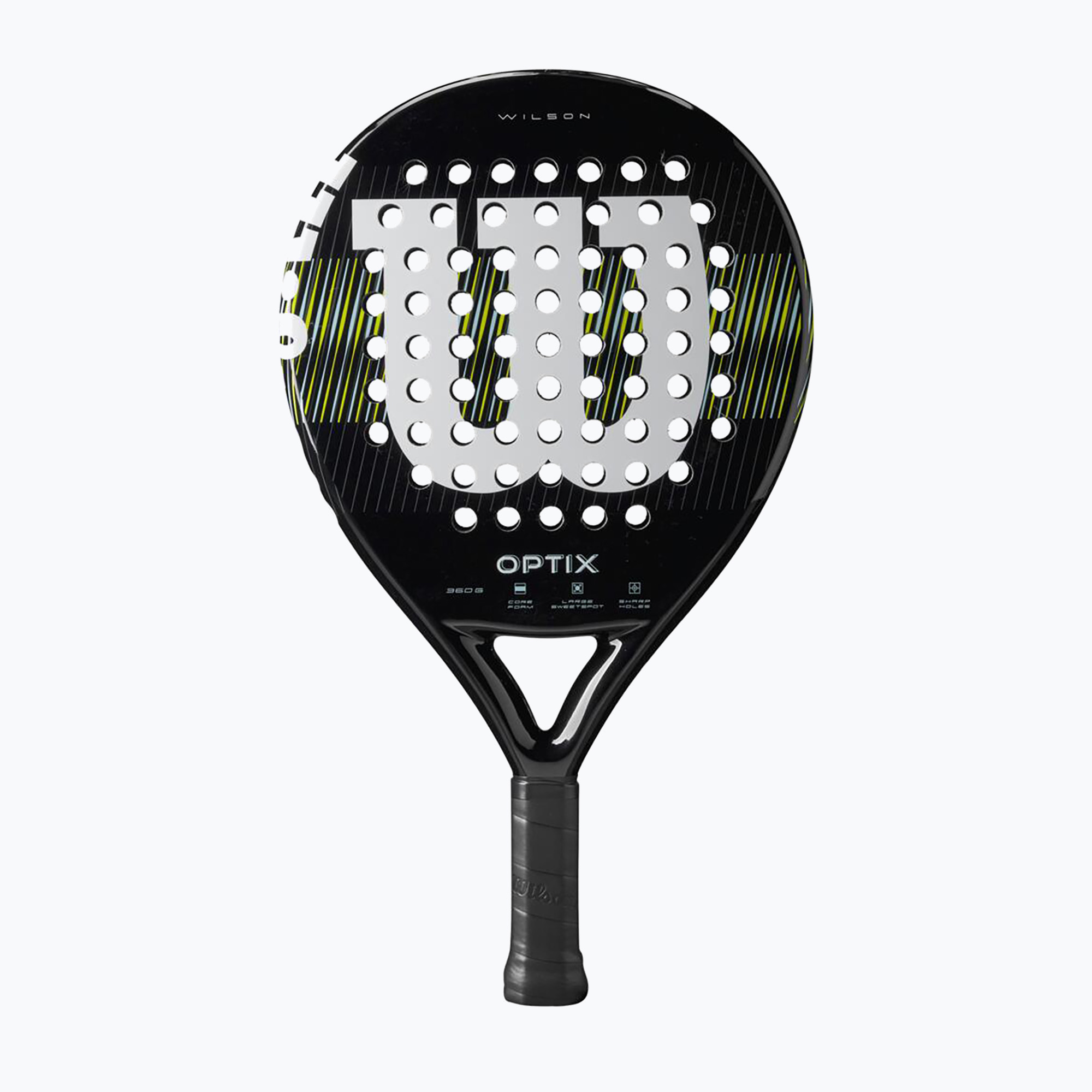 Rachetă de padel Wilson Optix V1 black (Optix V1 Padel WR181611)