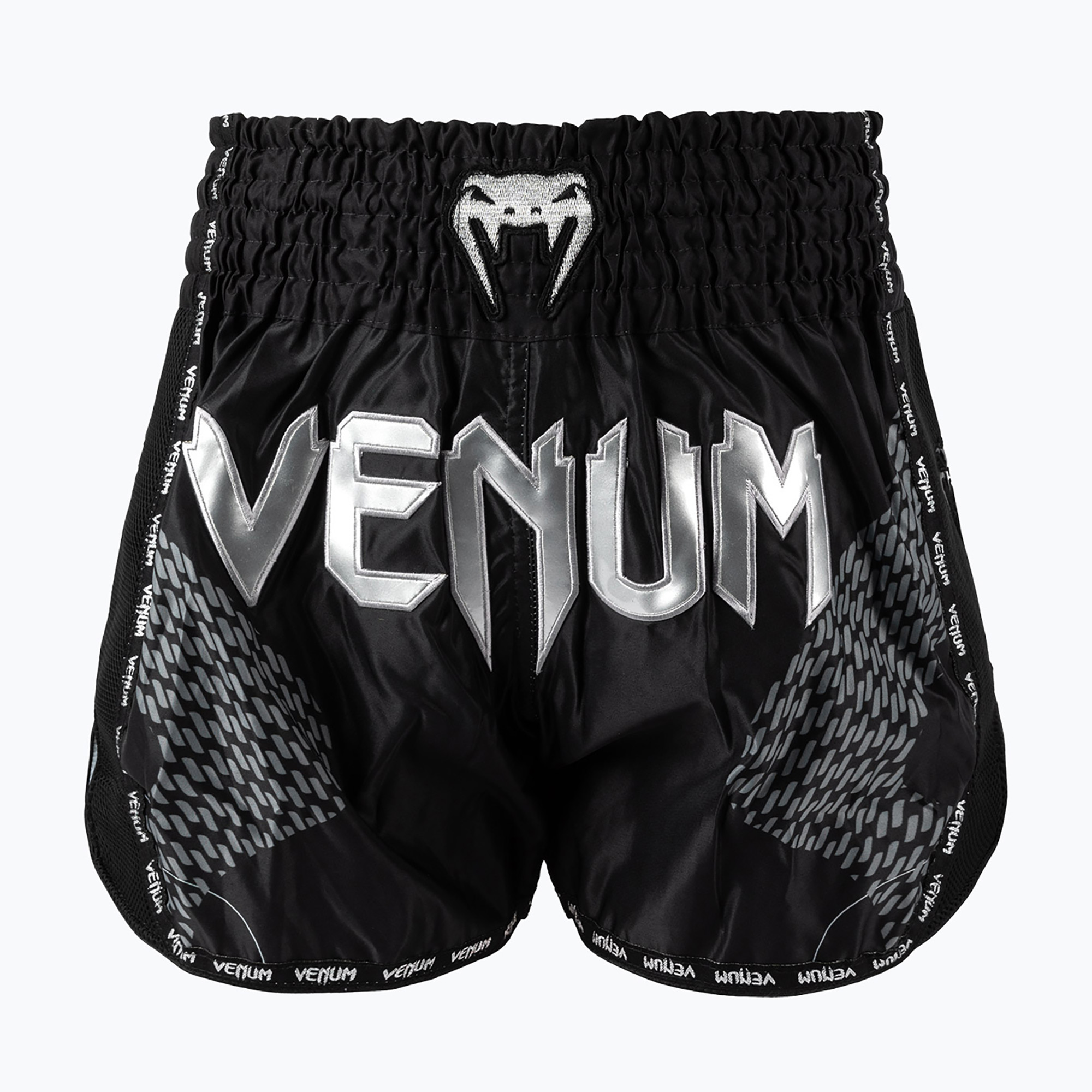 Spodenki treningowe męskie Venum Nexus Muay Thai black/silver 